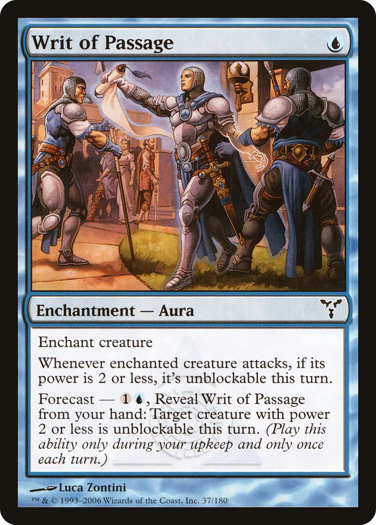 Writ of Passage — Dissension — Magic: The Gathering