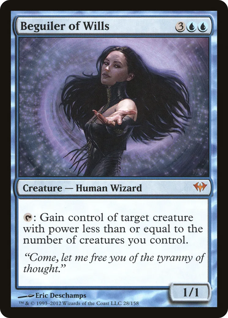 Enjôleuse de volontés — Dark Ascension — Magic: The Gathering