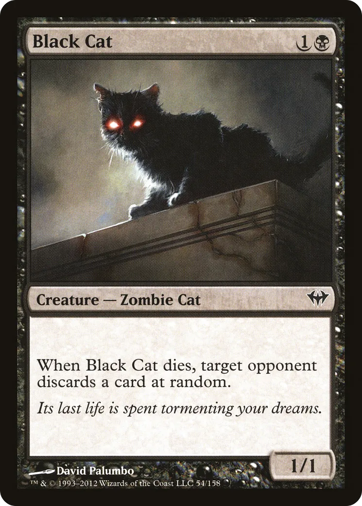 Chat noir — Dark Ascension — Magic: The Gathering