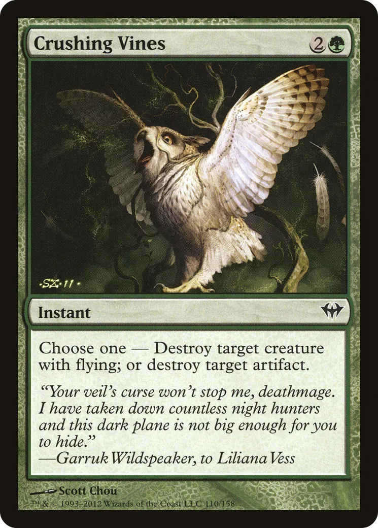 Crushing Vines — Dark Ascension — Magic: The Gathering