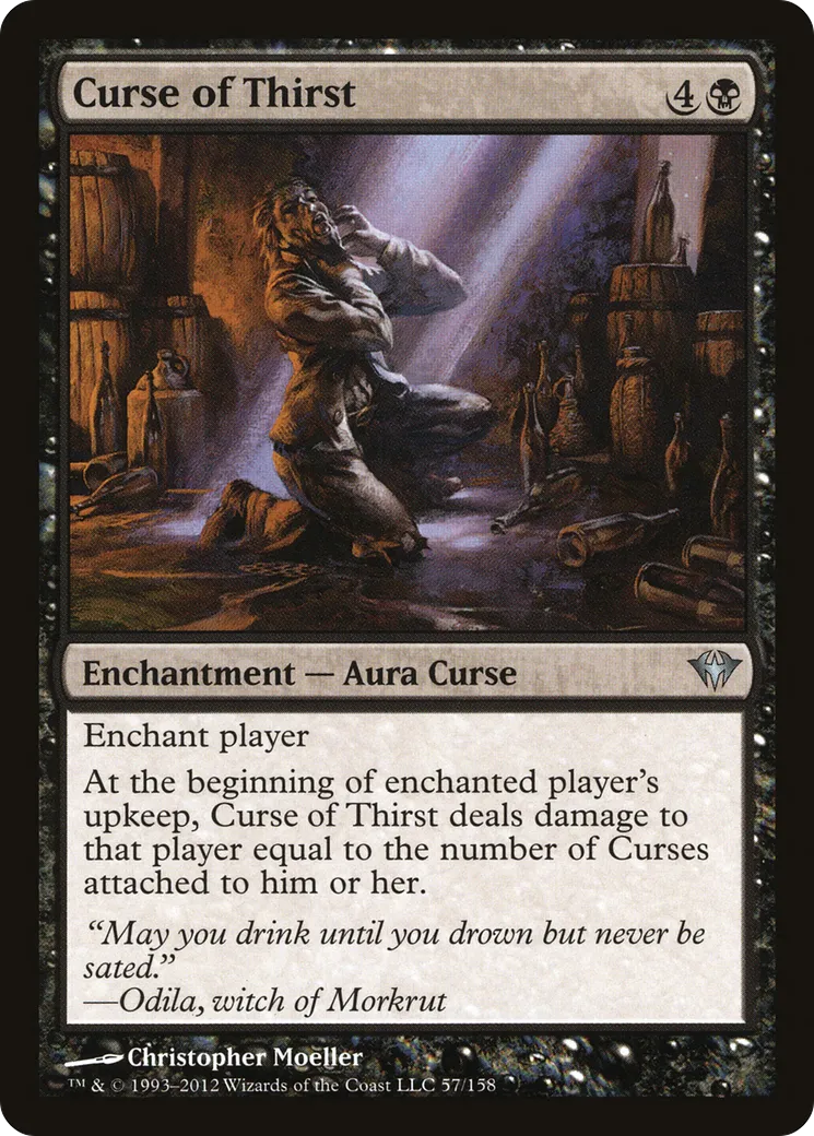 Curse of Thirst — Dark Ascension — Magic: The Gathering