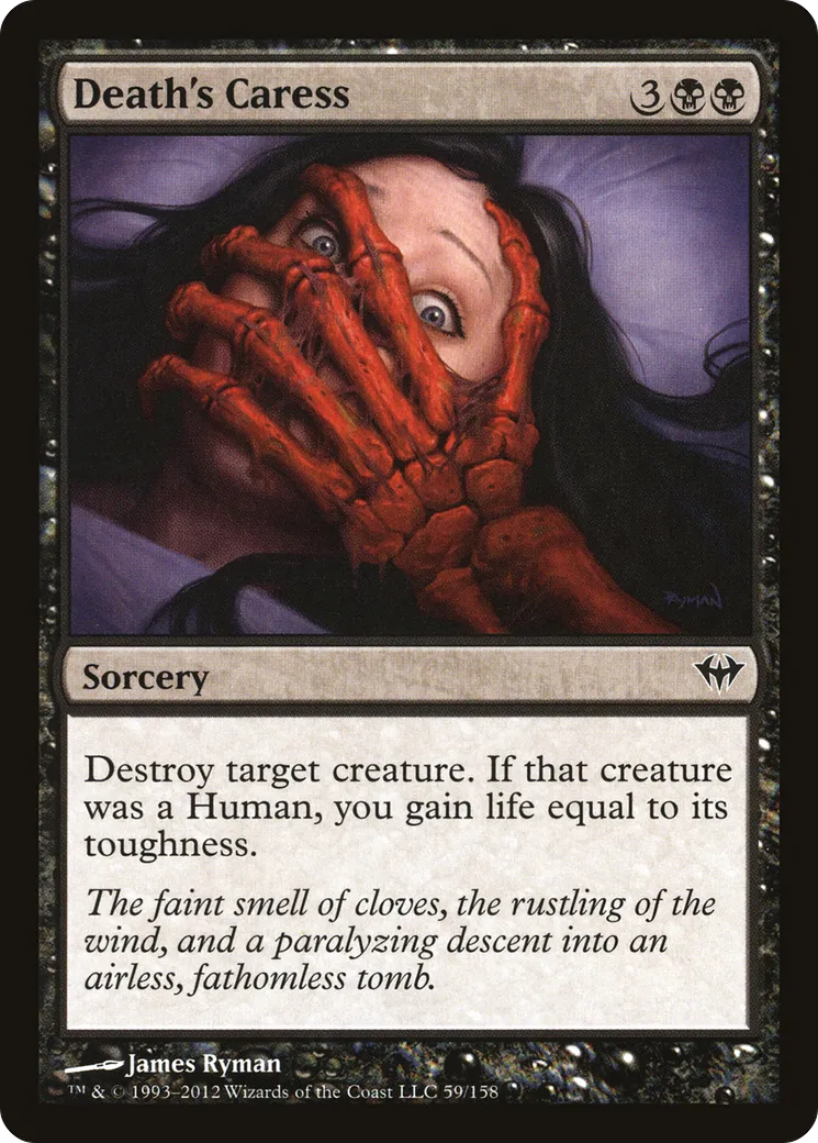 Death's Caress — Dark Ascension — Magic: The Gathering