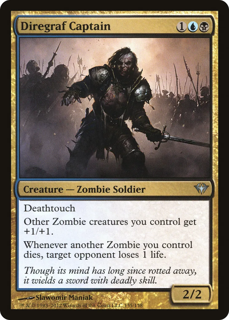 Diregraf Captain — Dark Ascension — Magic: The Gathering