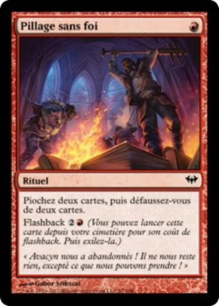 Pillage sans foi — Dark Ascension — Magic: The Gathering