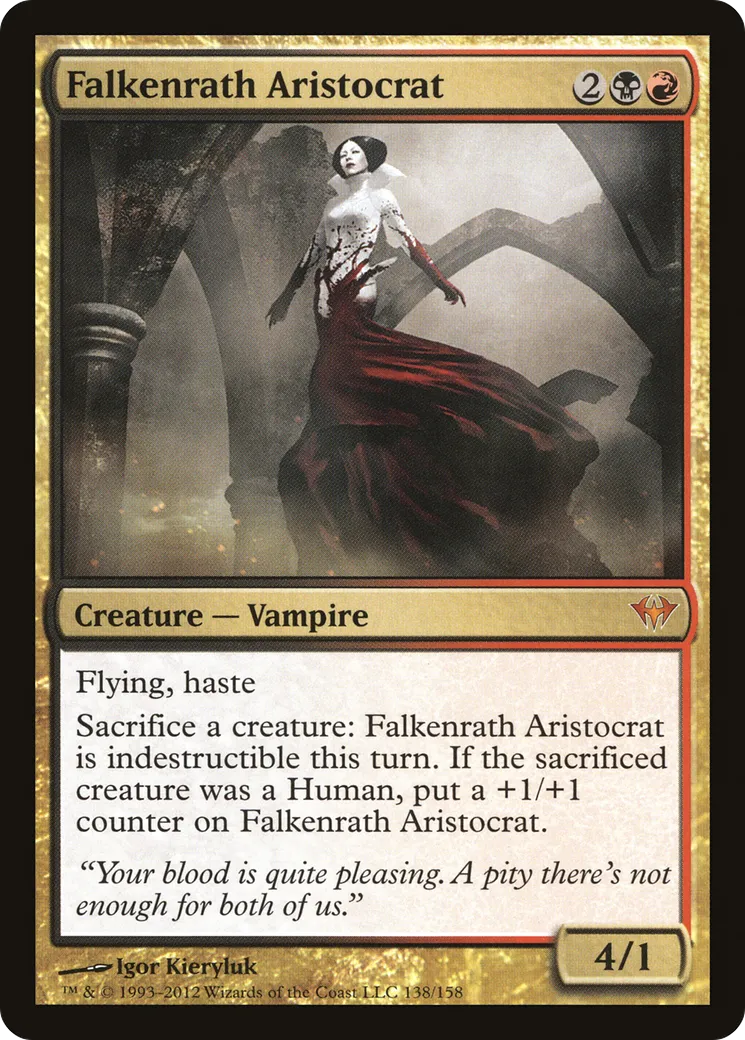 Aristocrate Falkenrath — Dark Ascension — Magic: The Gathering
