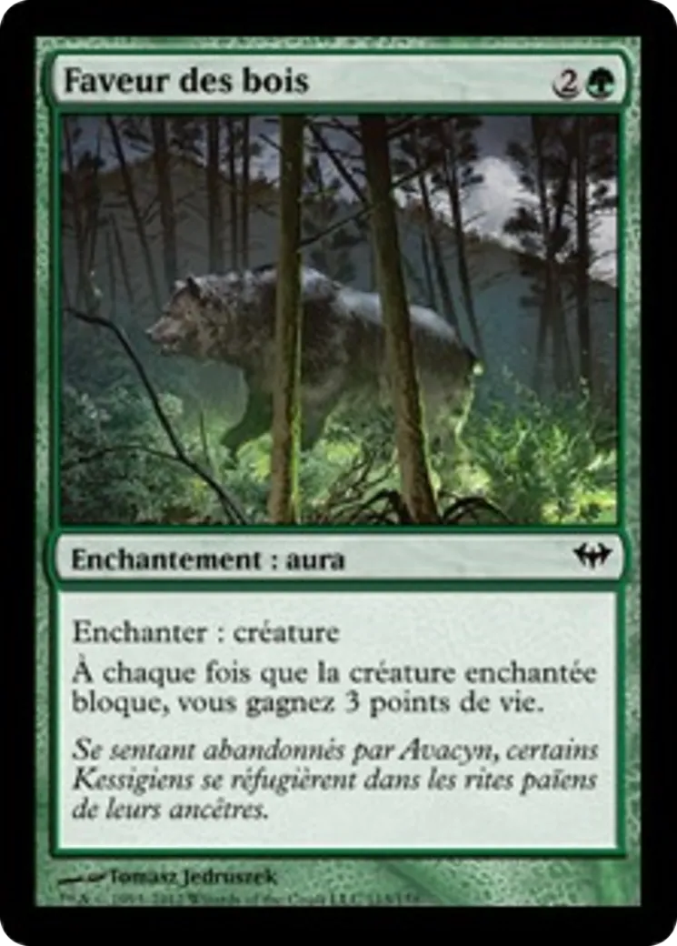Faveur des bois — Dark Ascension — Magic: The Gathering