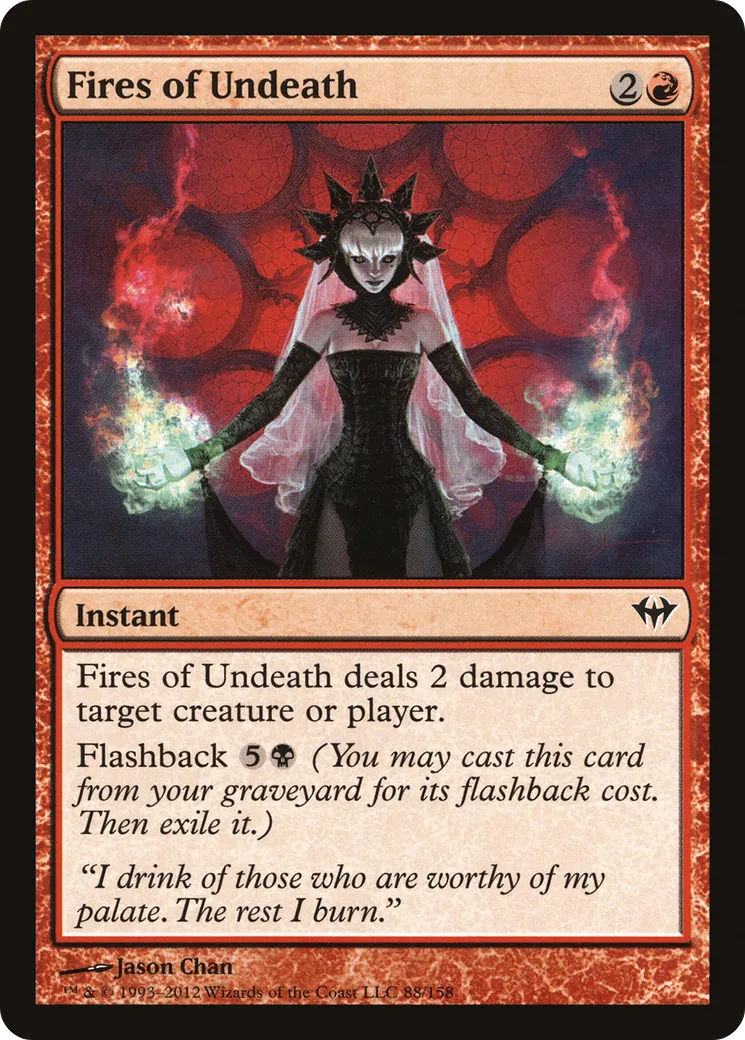 Fires of Undeath — Dark Ascension — Magic: The Gathering