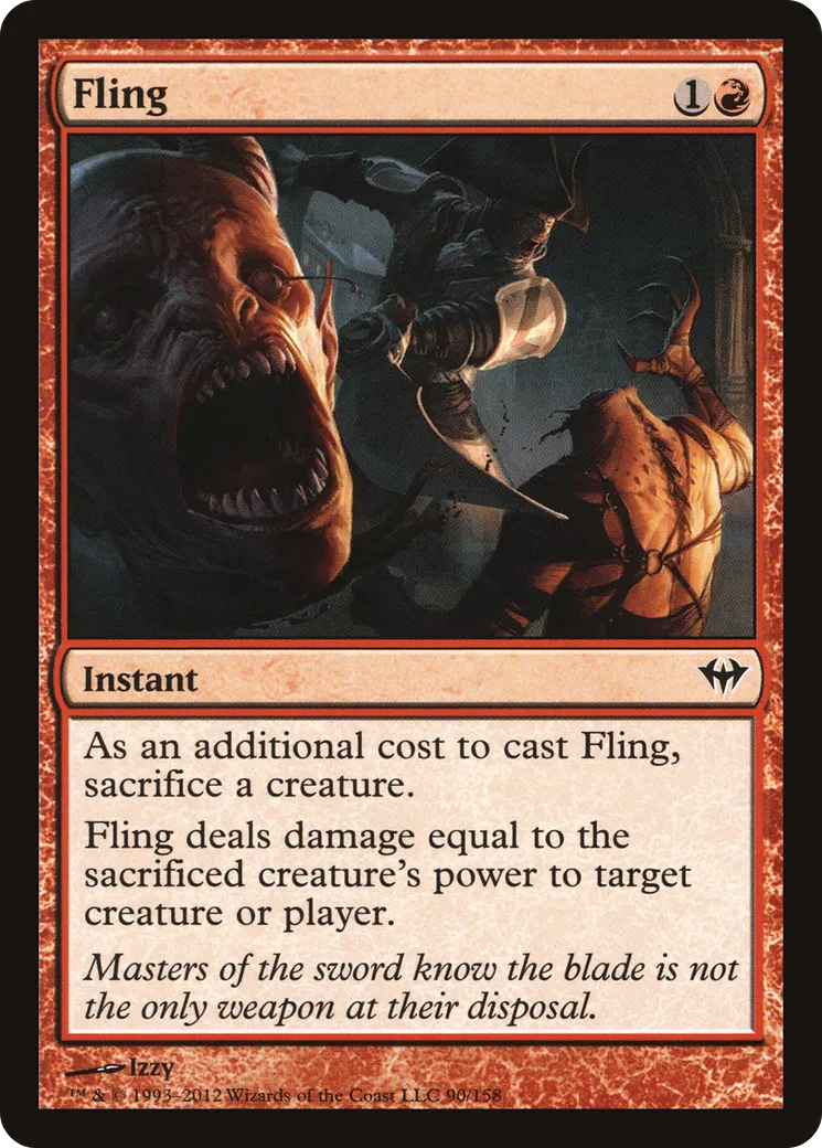 Fling — Dark Ascension — Magic: The Gathering