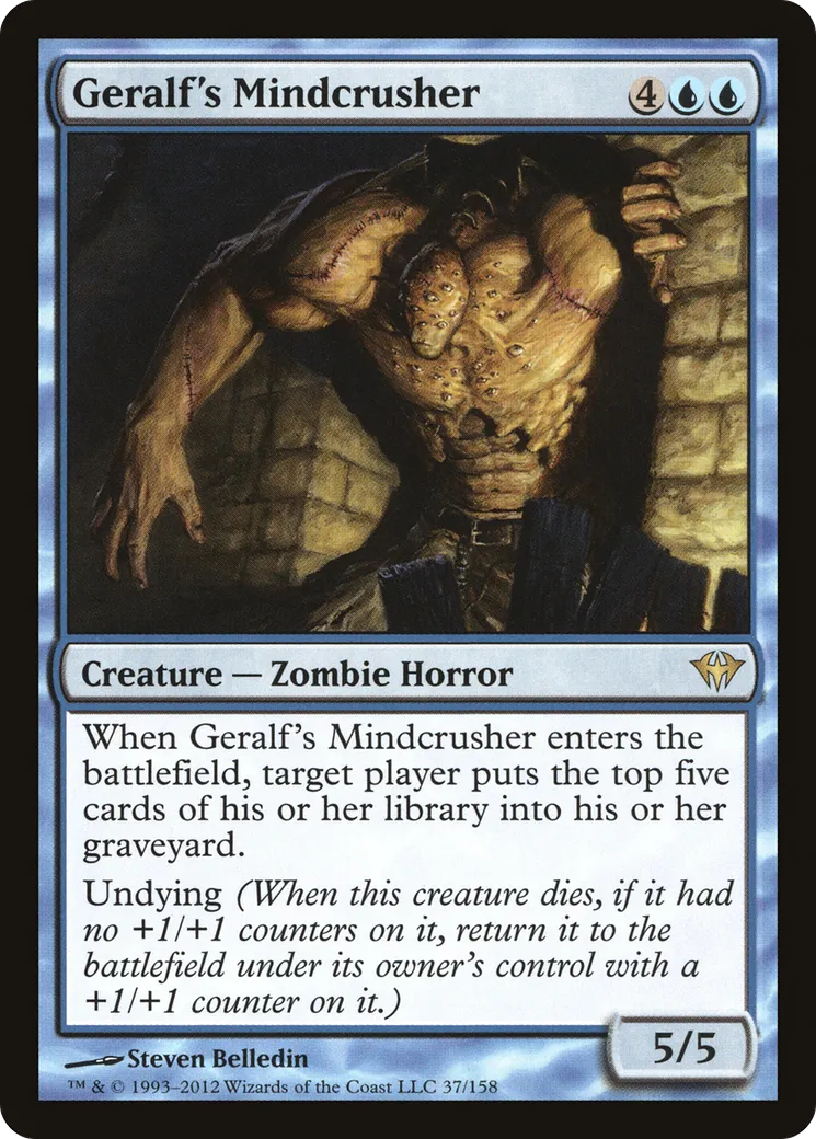 Écrabouilleur d'esprit de Geralf — Dark Ascension — Magic: The Gathering