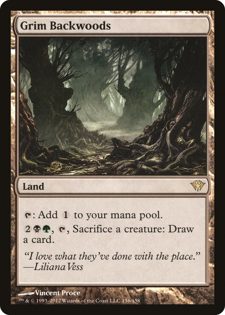 Sinistre forêt sauvage — Dark Ascension — Magic: The Gathering