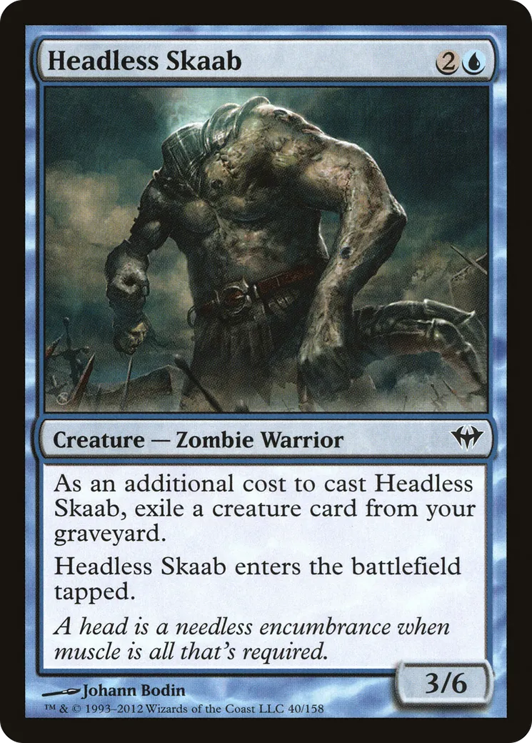 Skaab sans tête — Dark Ascension — Magic: The Gathering