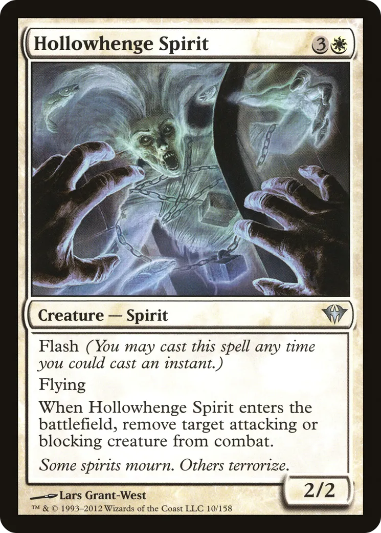 Hollowhenge Spirit — Dark Ascension — Magic: The Gathering