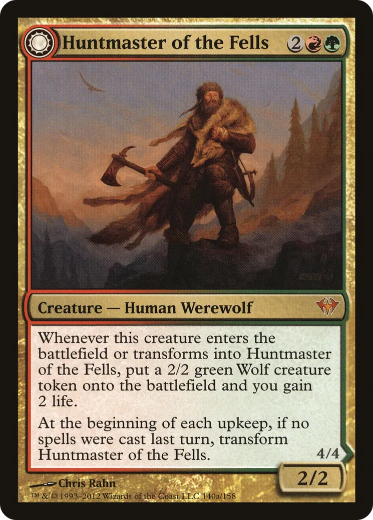 Huntmaster of the Fells // Ravager of the Fells — Dark Ascension — Magic: The Gathering