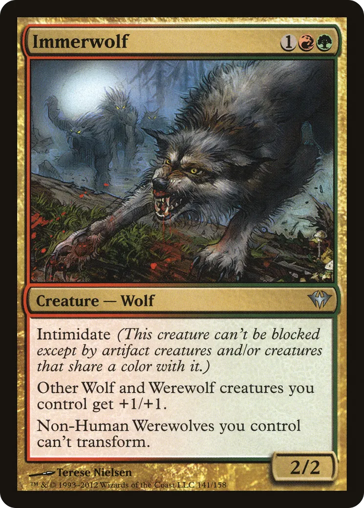 Immerloup — Dark Ascension — Magic: The Gathering