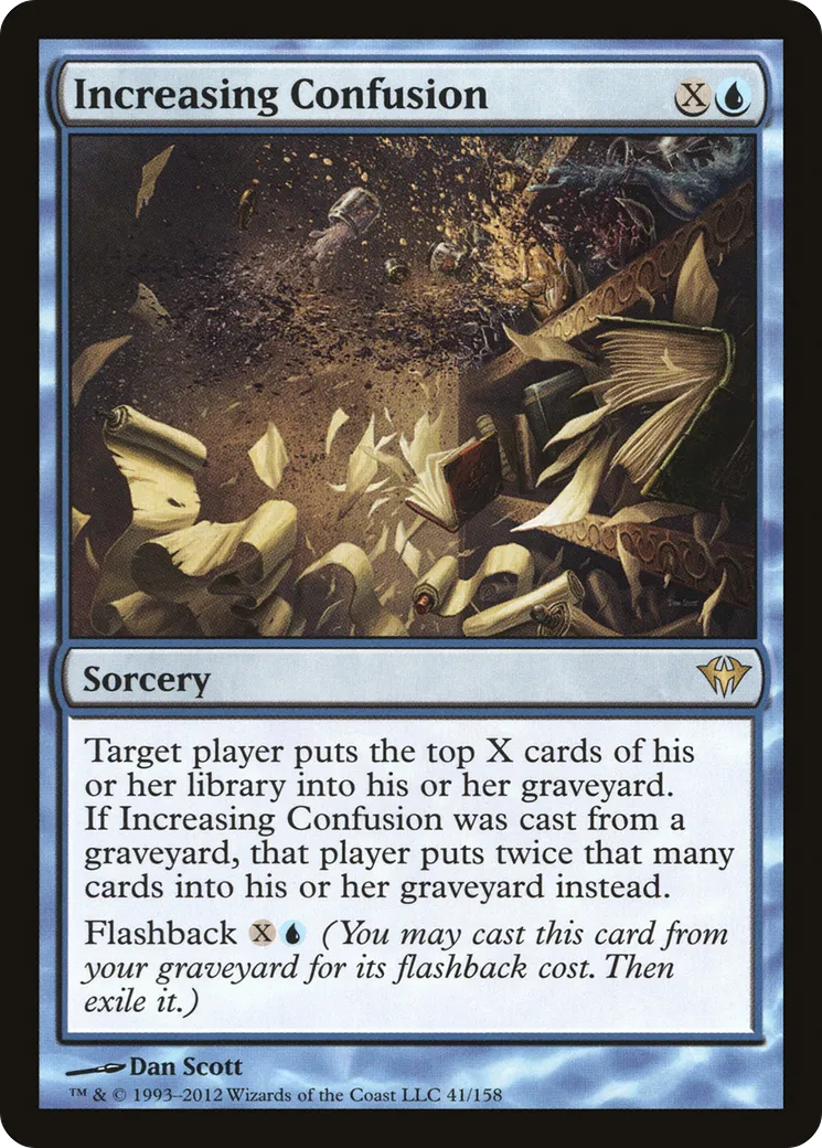 Confusion grandissante — Dark Ascension — Magic: The Gathering