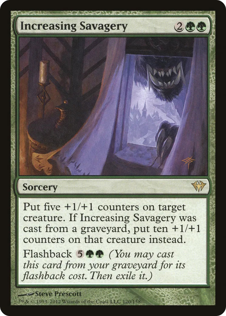Sauvagerie grandissante — Dark Ascension — Magic: The Gathering