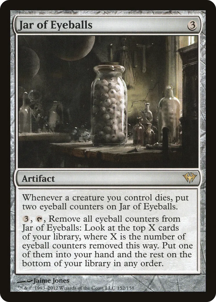 Jar of Eyeballs — Dark Ascension — Magic: The Gathering