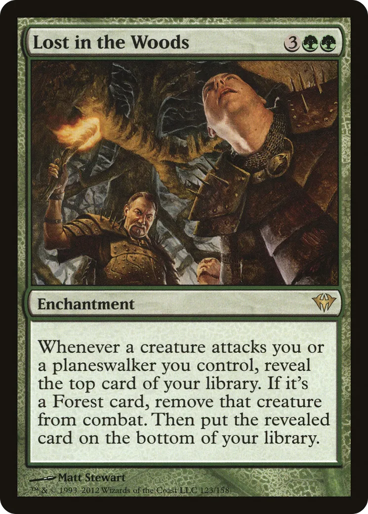 Perdus dans les bois — Dark Ascension — Magic: The Gathering