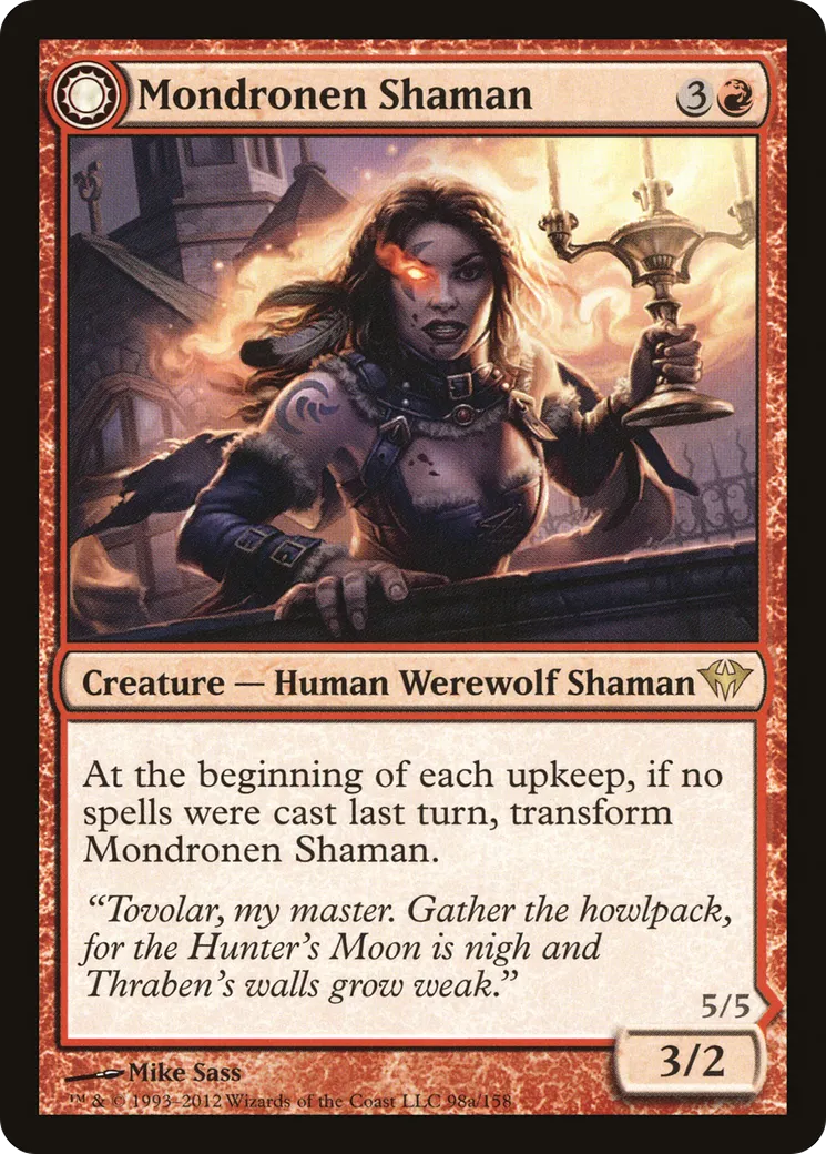 Shamane Mondronen // Chassemage de Tovolar — Dark Ascension — Magic: The Gathering