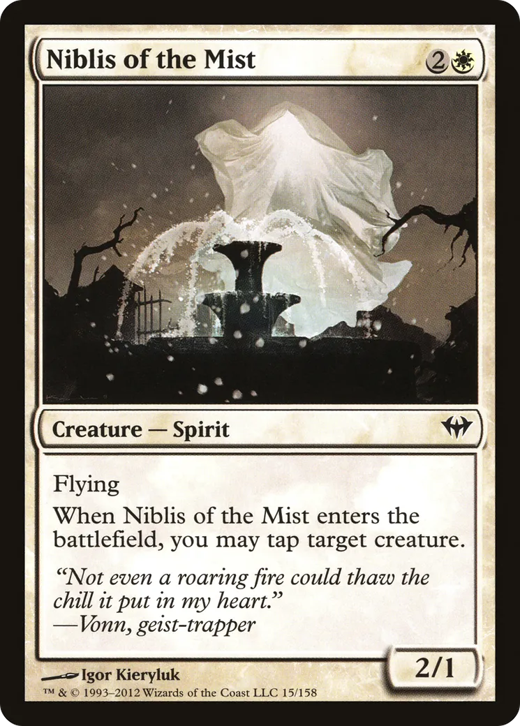 Niblis de la brume — Dark Ascension — Magic: The Gathering