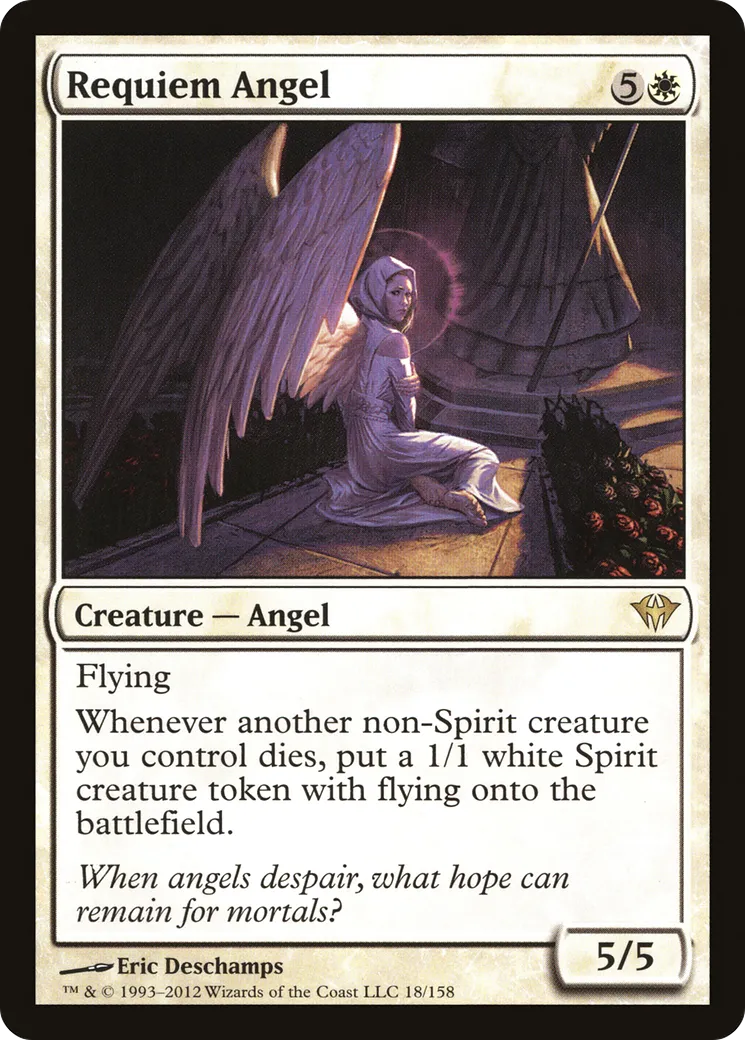 Ange du requiem — Dark Ascension — Magic: The Gathering