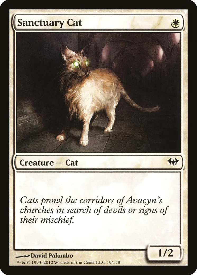 Chat du sanctuaire — Dark Ascension — Magic: The Gathering