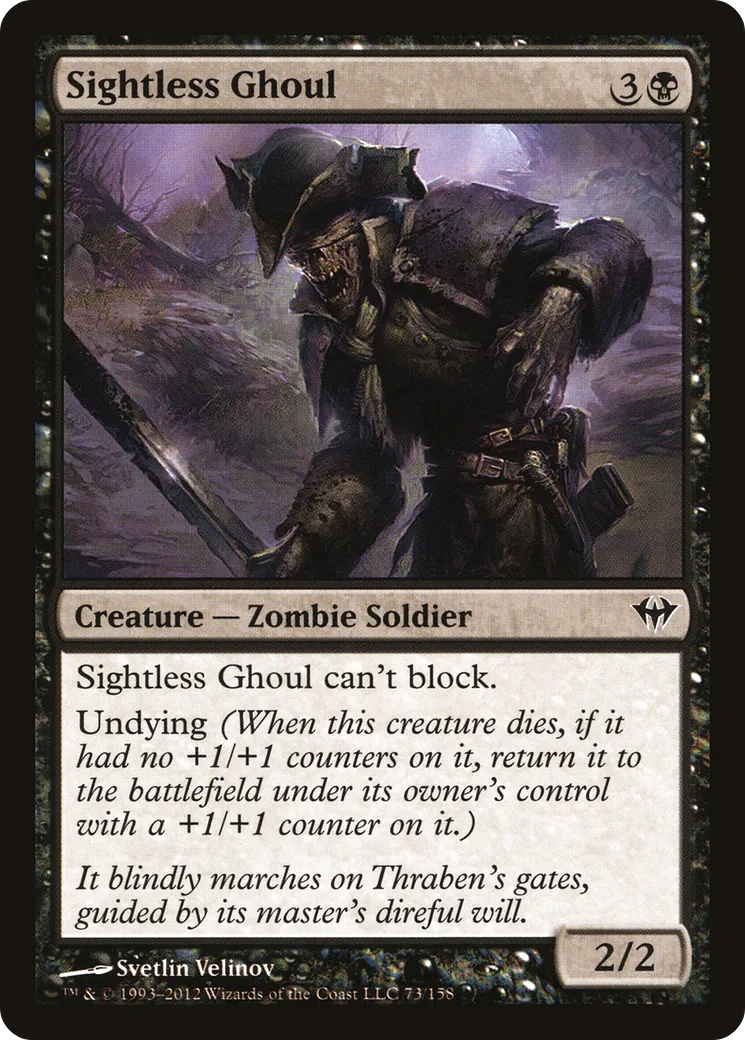 Goule aveugle — Dark Ascension — Magic: The Gathering