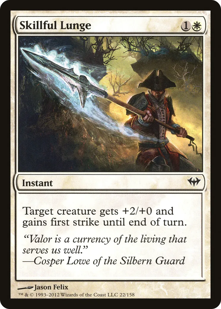 Skillful Lunge — Dark Ascension — Magic: The Gathering