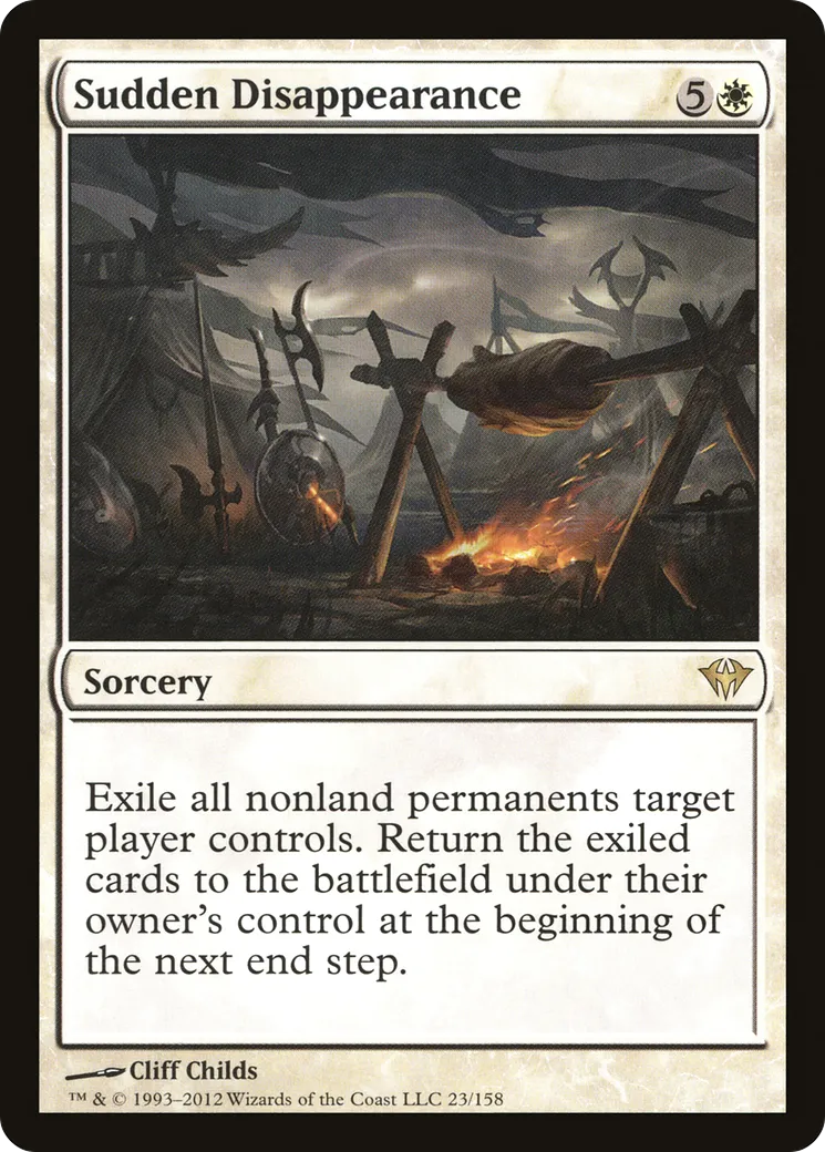 Sudden Disappearance — Dark Ascension — Magic: The Gathering