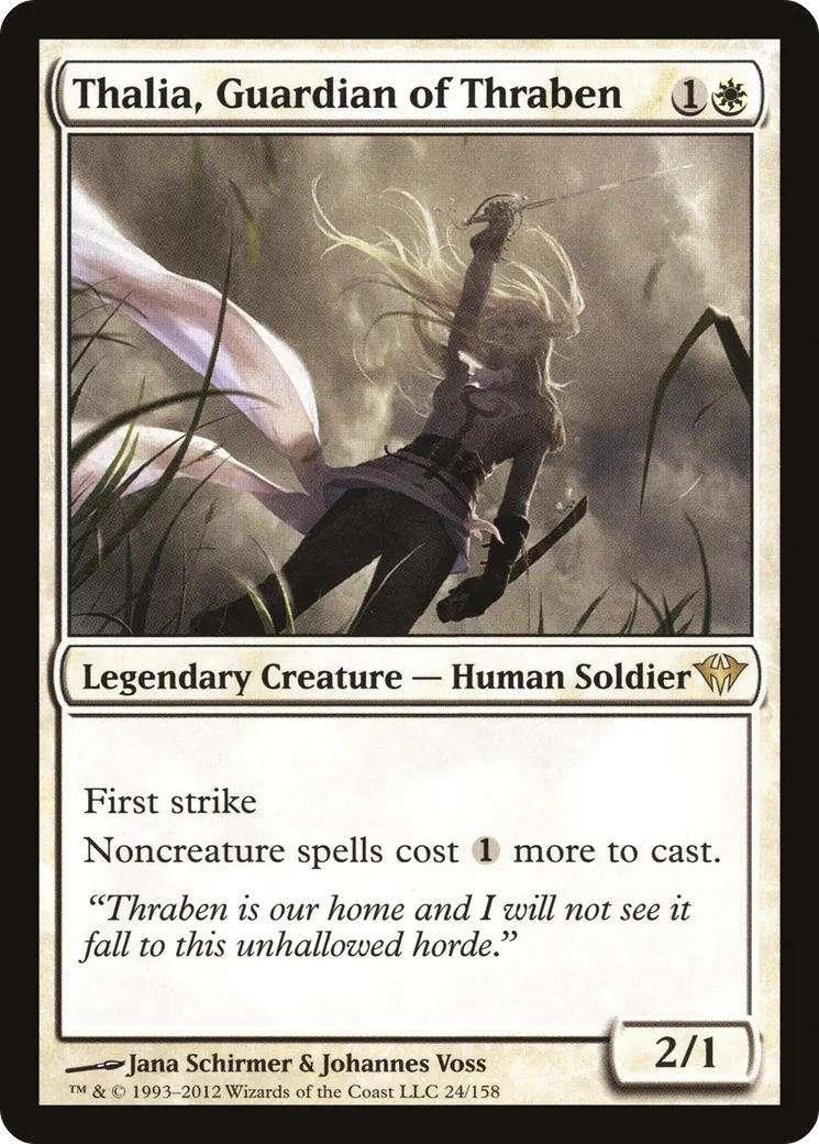Thalia, Guardian of Thraben — Dark Ascension — Magic: The Gathering