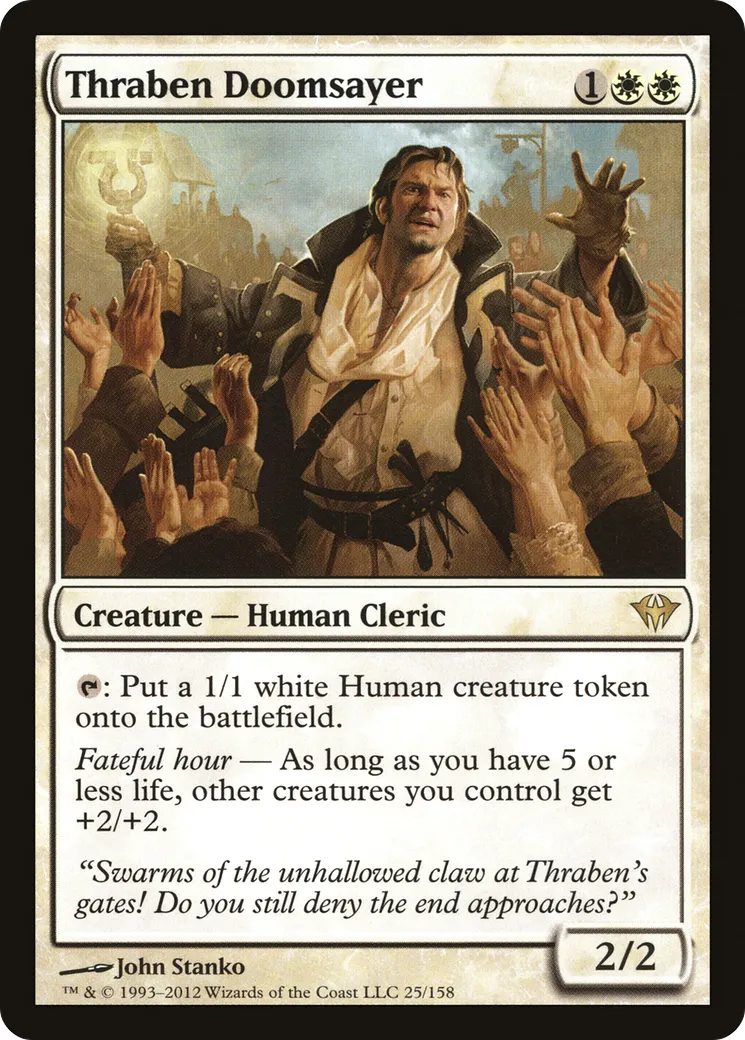 Conte-destin de Thraben — Dark Ascension — Magic: The Gathering