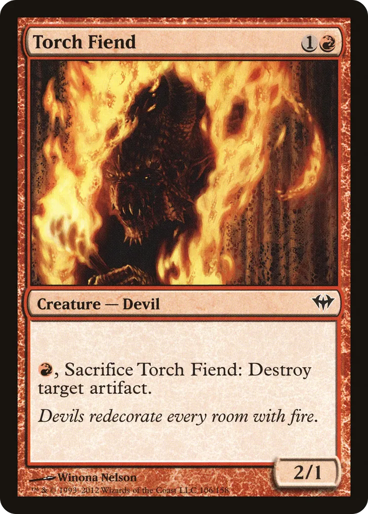 Fielleux à la torche — Dark Ascension — Magic: The Gathering