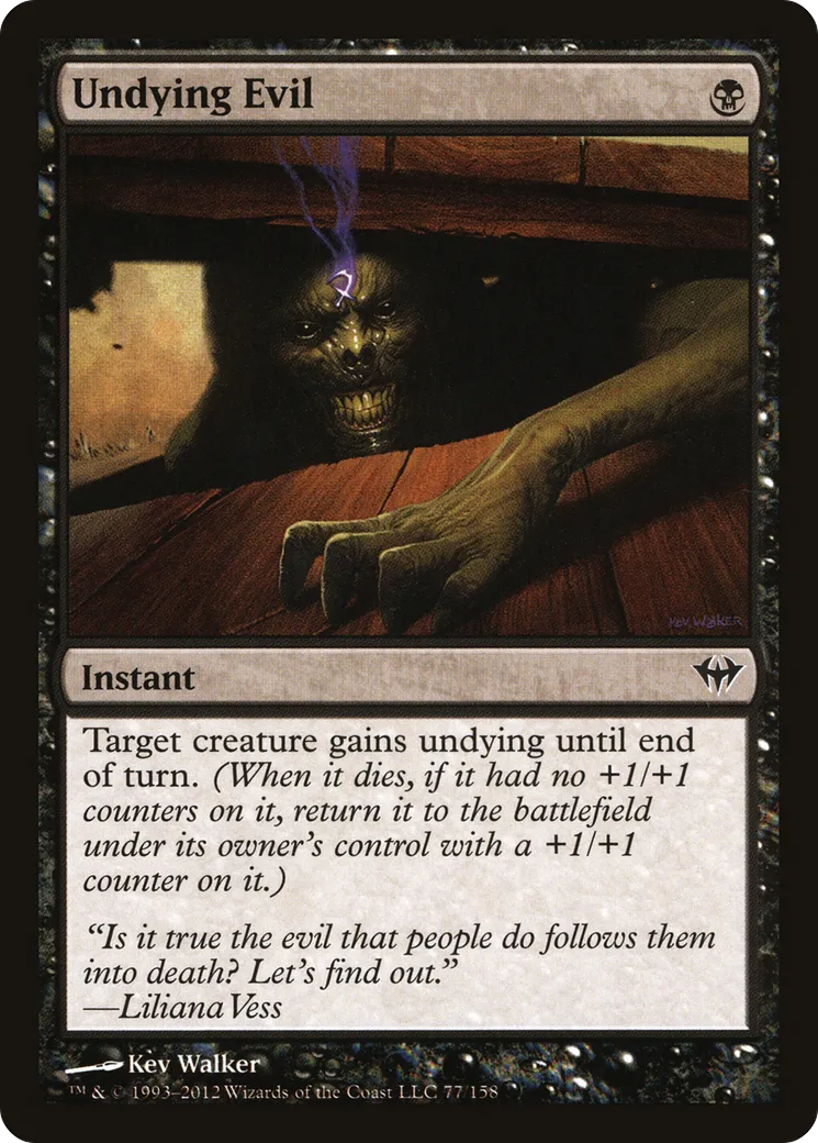 Undying Evil — Dark Ascension — Magic: The Gathering