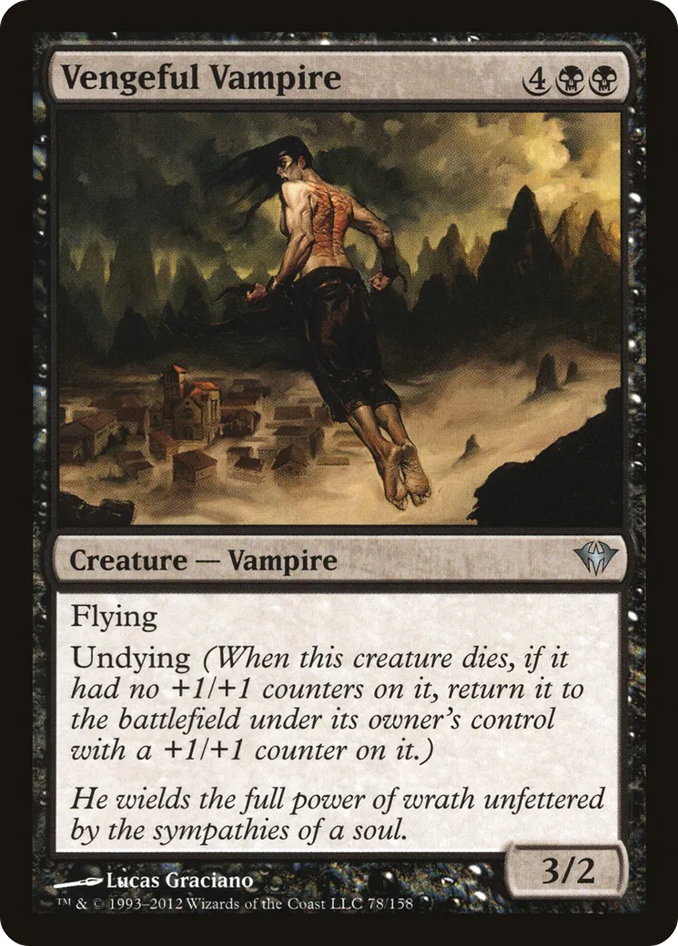 Vampire vengeur — Dark Ascension — Magic: The Gathering
