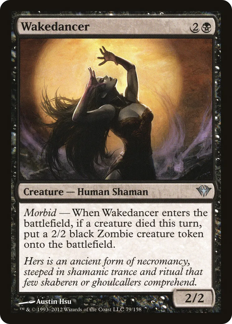 Danseuse de veillée — Dark Ascension — Magic: The Gathering