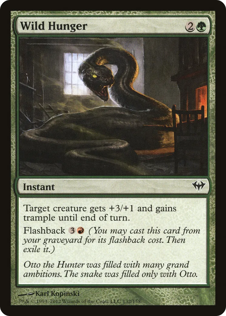 Wild Hunger — Dark Ascension — Magic: The Gathering