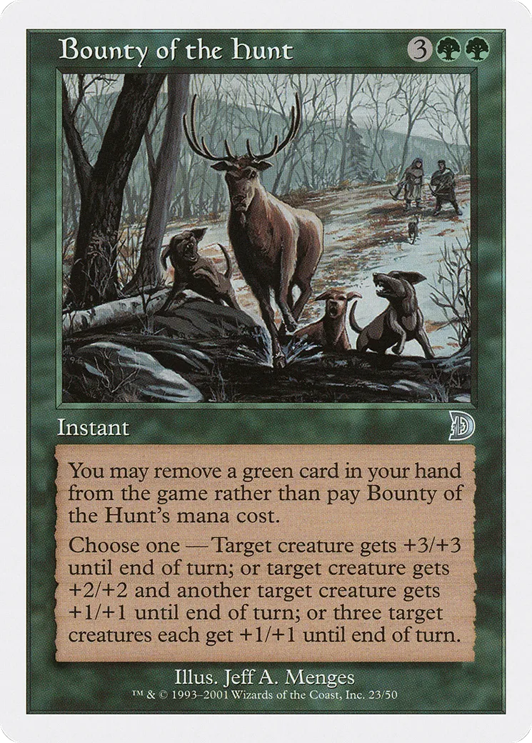 Bounty of the Hunt — Deckmasters — Magic: The Gathering