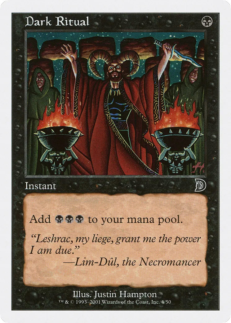 Dark Ritual — Deckmasters — Magic: The Gathering