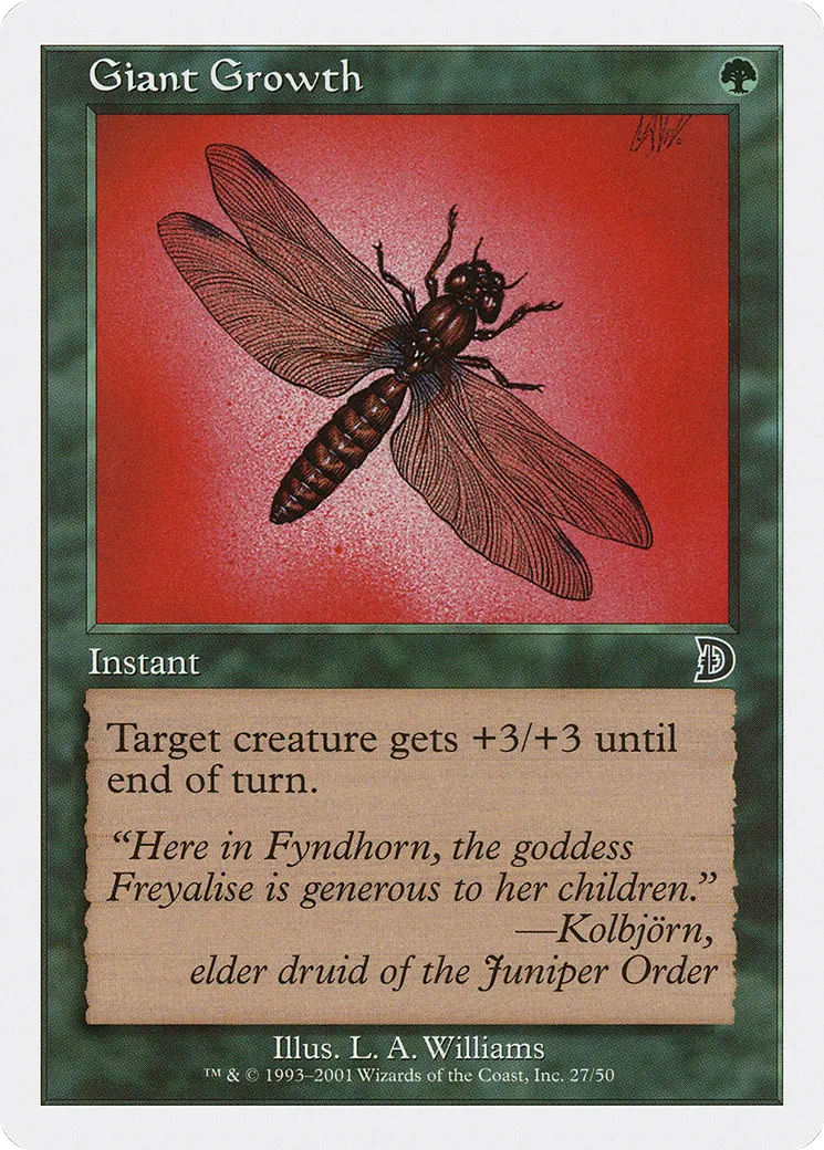 Giant Growth — Deckmasters — Magic: The Gathering