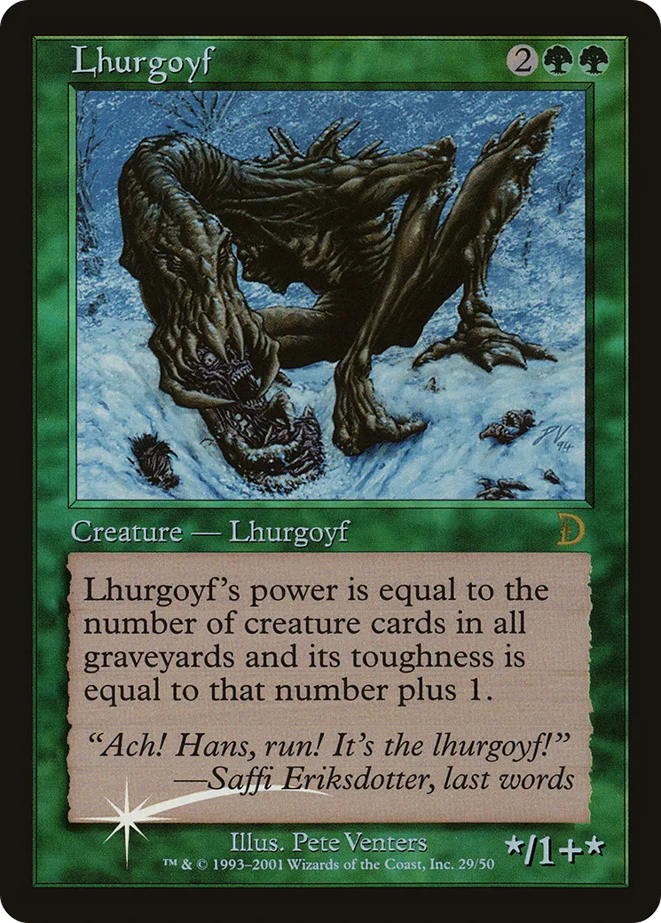 Lhurgoyf — Deckmasters — Magic: The Gathering