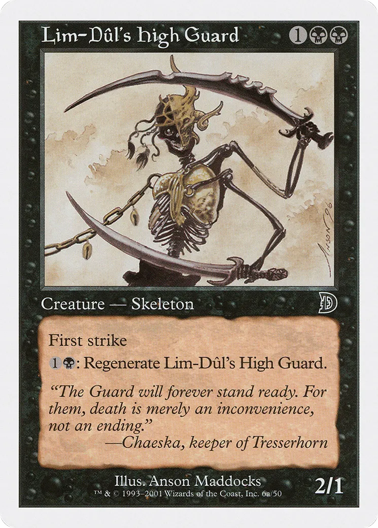 Lim-Dûl's High Guard — Deckmasters — Magic: The Gathering