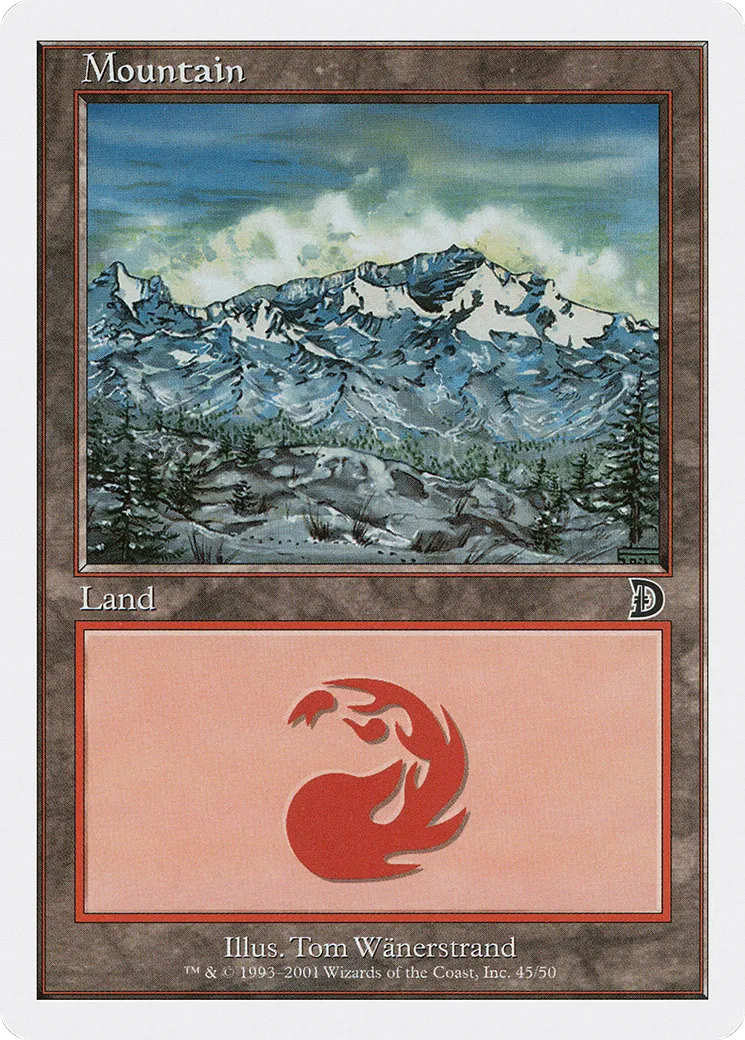 Mountain — Deckmasters — Magic: The Gathering