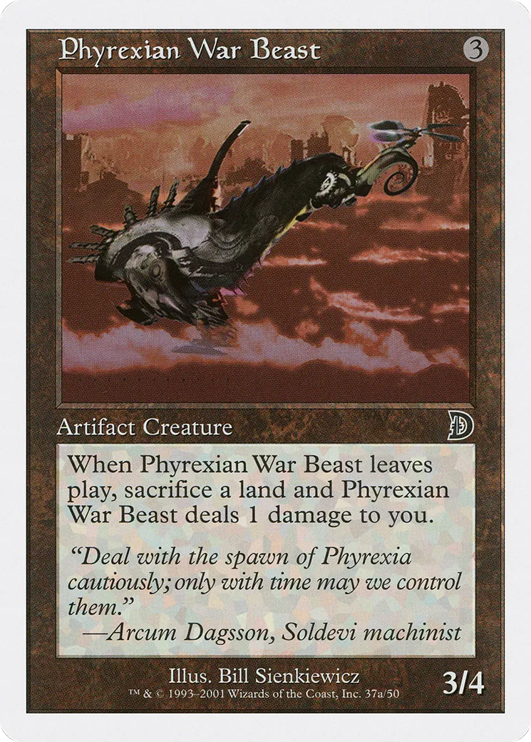 Phyrexian War Beast — Deckmasters — Magic: The Gathering