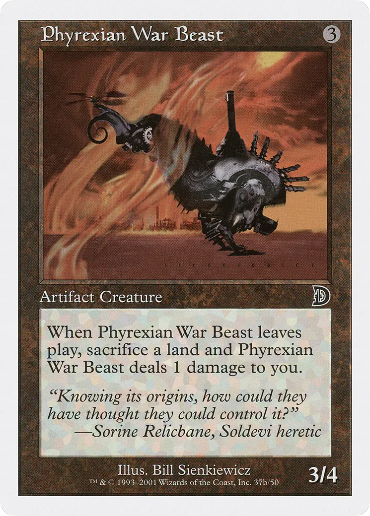 Bête de guerre phyrexiane — Deckmasters — Magic: The Gathering