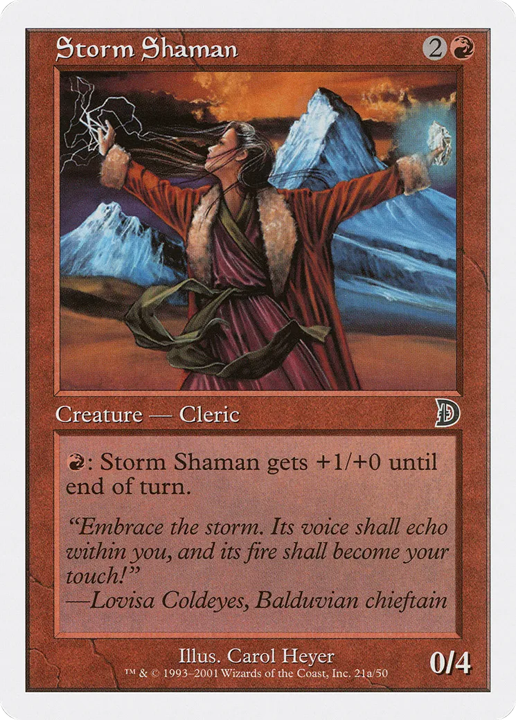 Storm Shaman — Deckmasters — Magic: The Gathering