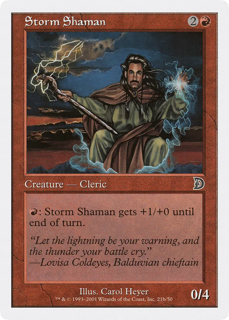 Storm Shaman — Deckmasters — Magic: The Gathering