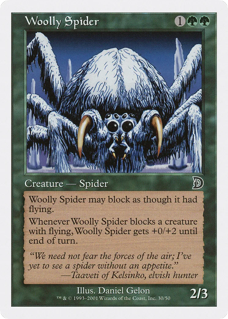 Woolly Spider — Deckmasters — Magic: The Gathering