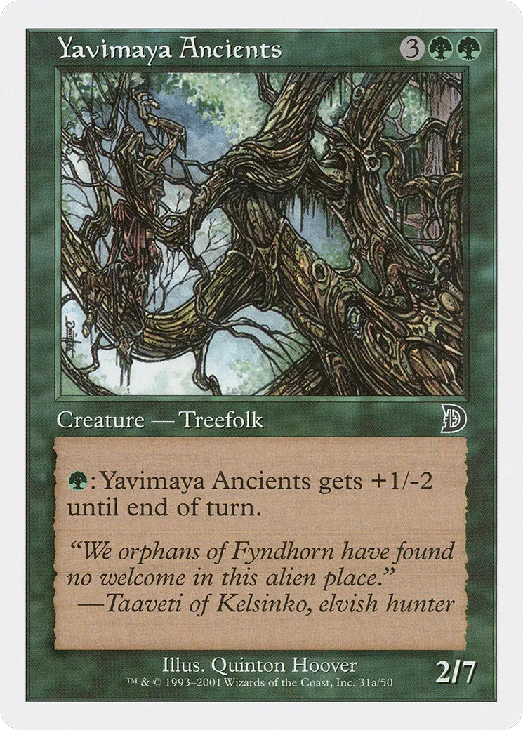 Yavimaya Ancients — Deckmasters — Magic: The Gathering