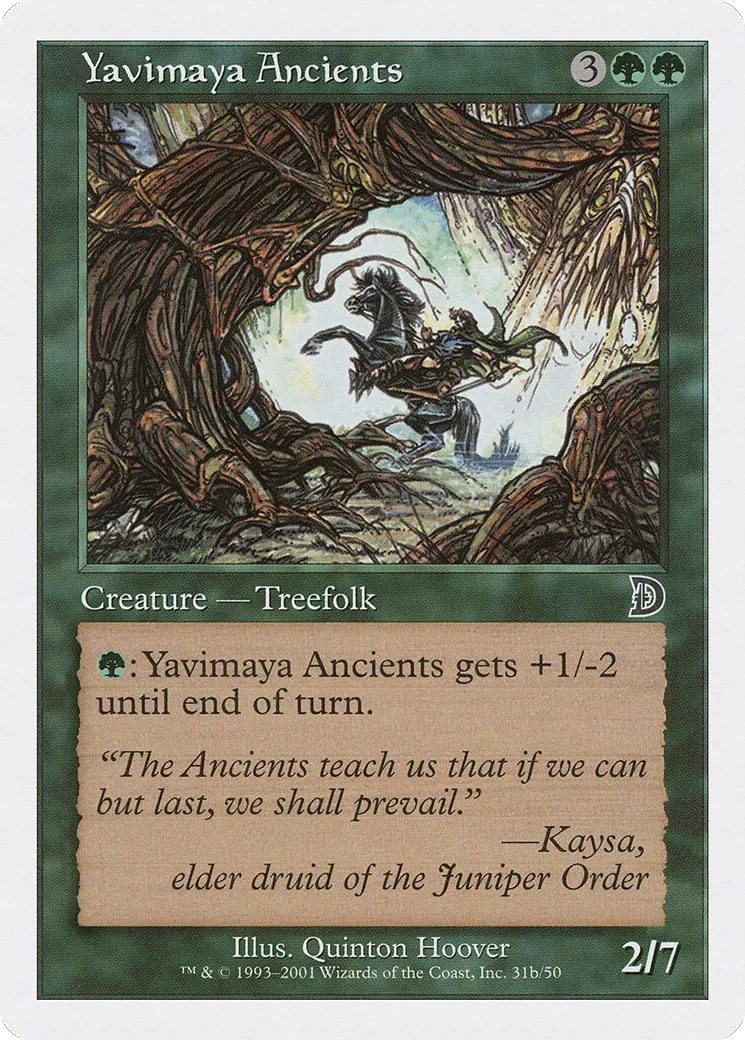 Yavimaya Ancients — Deckmasters — Magic: The Gathering