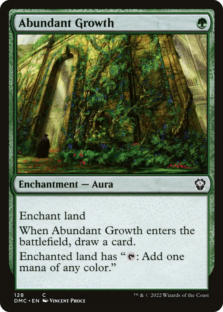 Abundant Growth — Dominaria United Commander — Magic: The Gathering